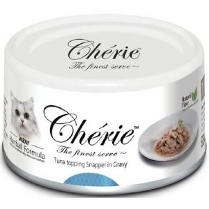 Купить Pettric Cherie Hairball Control консервы с тунцом и луцианом для кошек в дискаунтере товаров для животных Крокодильчик