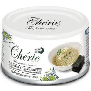Купить Pettric Cherie Complete Balanced Diet консервы с куриным филе и морскими водорослями в соусе для кошек в дискаунтере товаров для животных Крокодильчик