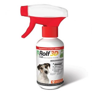 Rolf Club 3D спрей от клещей и блох для собак, 200 мл купить в дискаунтере товаров для животных Крокодильчик