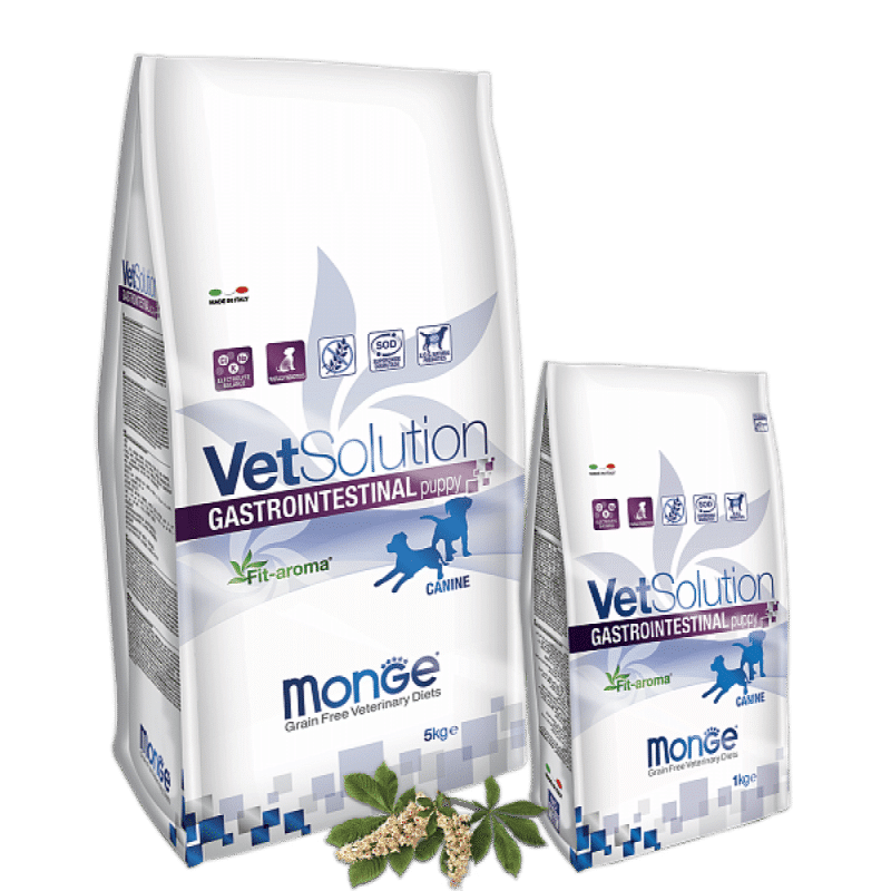 Monge VetSolution диета для щенков Puppy Gastrointestinal купить в дискаунтере товаров для животных Крокодильчик