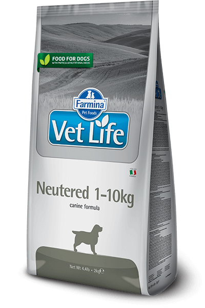 Farmina Vet Life Dog Neutered 1-10 kg купить в дискаунтере товаров для животных Крокодильчик в Москве