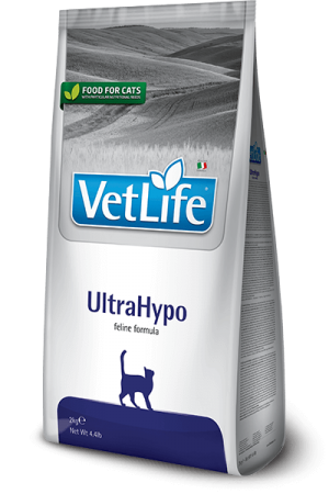 Farmina Vet Life Cat UltraHypo диета для кошек исключающая, при аллергиях и атопиях купить в дискаунтере товаров для животных Крокодильчик