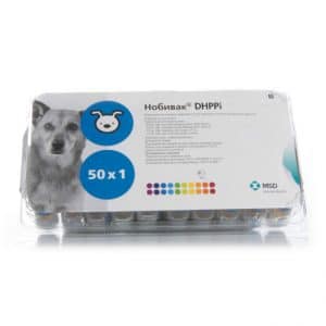 Intervet Нобивак DHPPi (Nobivac DHPPi), 1 мл. флакон (1 доза) купить в дискаунтере товаров для животных Крокодильчик