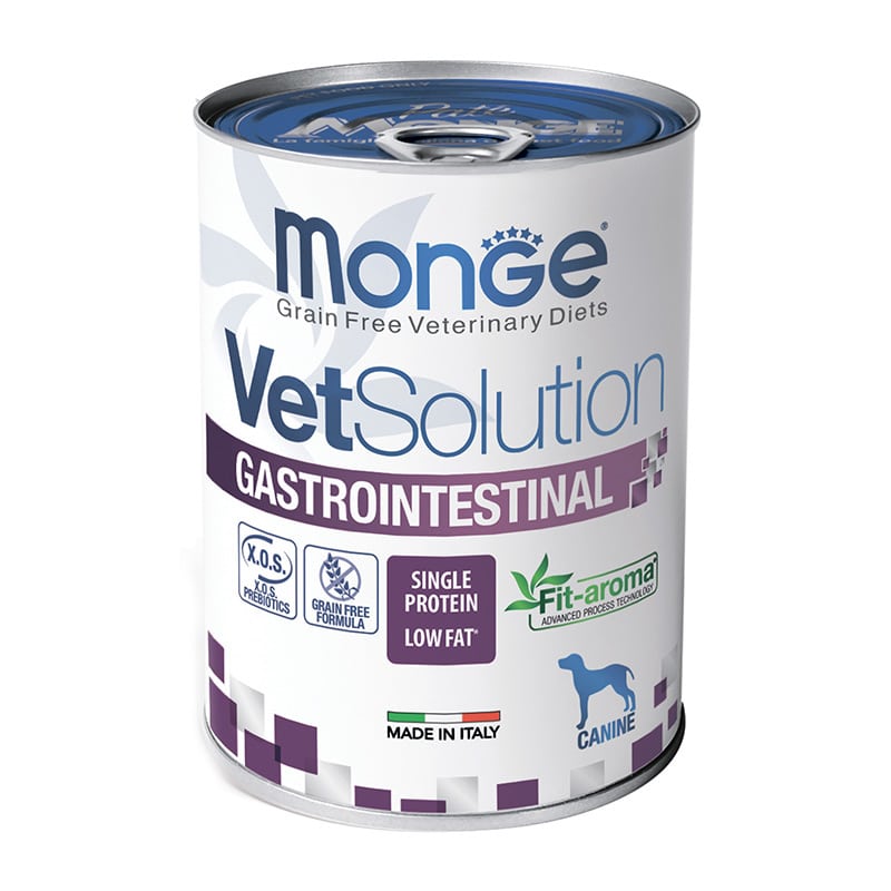 Monge VetSolution Dog Gastrointestinal, 400 г купить в дискаунтере товаров для животных Крокодильчик в Москве