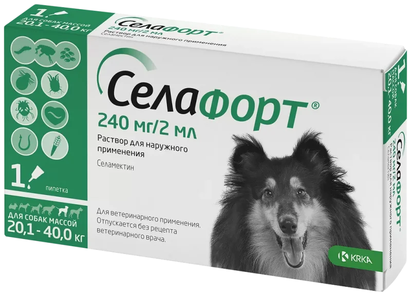 Селафорт для собак 20 - 40 кг купить в дискаунтере товаров для животных Крокодильчик в Москве
