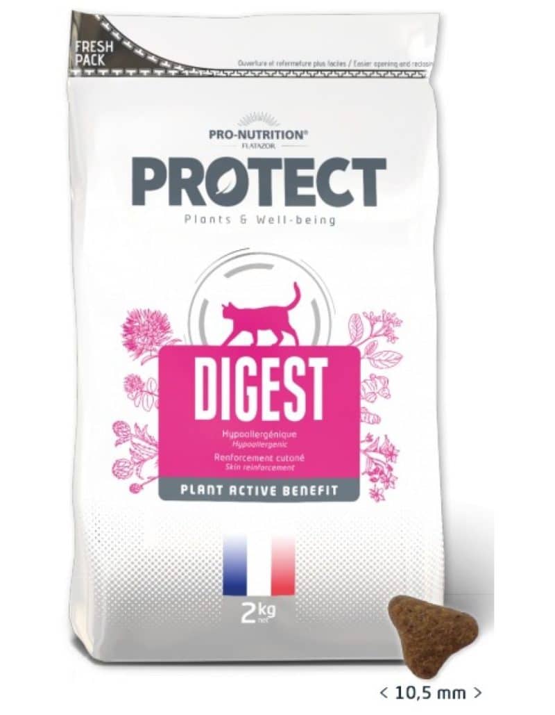 Pro-Nutrition Flatazor PROTECT DIGEST сухой корм для кошек купить в дискаунтере товаров для животных Крокодильчик в Москве