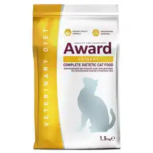 AWARD VETERINARY DIET URINARY диетический корм для кошек, 1,5 кг купить в дискаунтере товаров для животных Крокодильчик в Москве